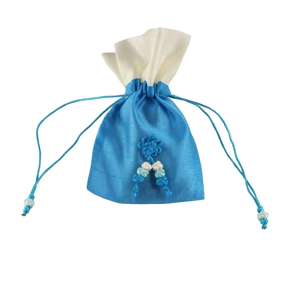 Bolsa de almacenamiento con cordón de nudo chino, bolsa de dulces para hierbas aromáticas rellenas, bolsita de estilo chino, bolsa pequeña para Perfume y especias