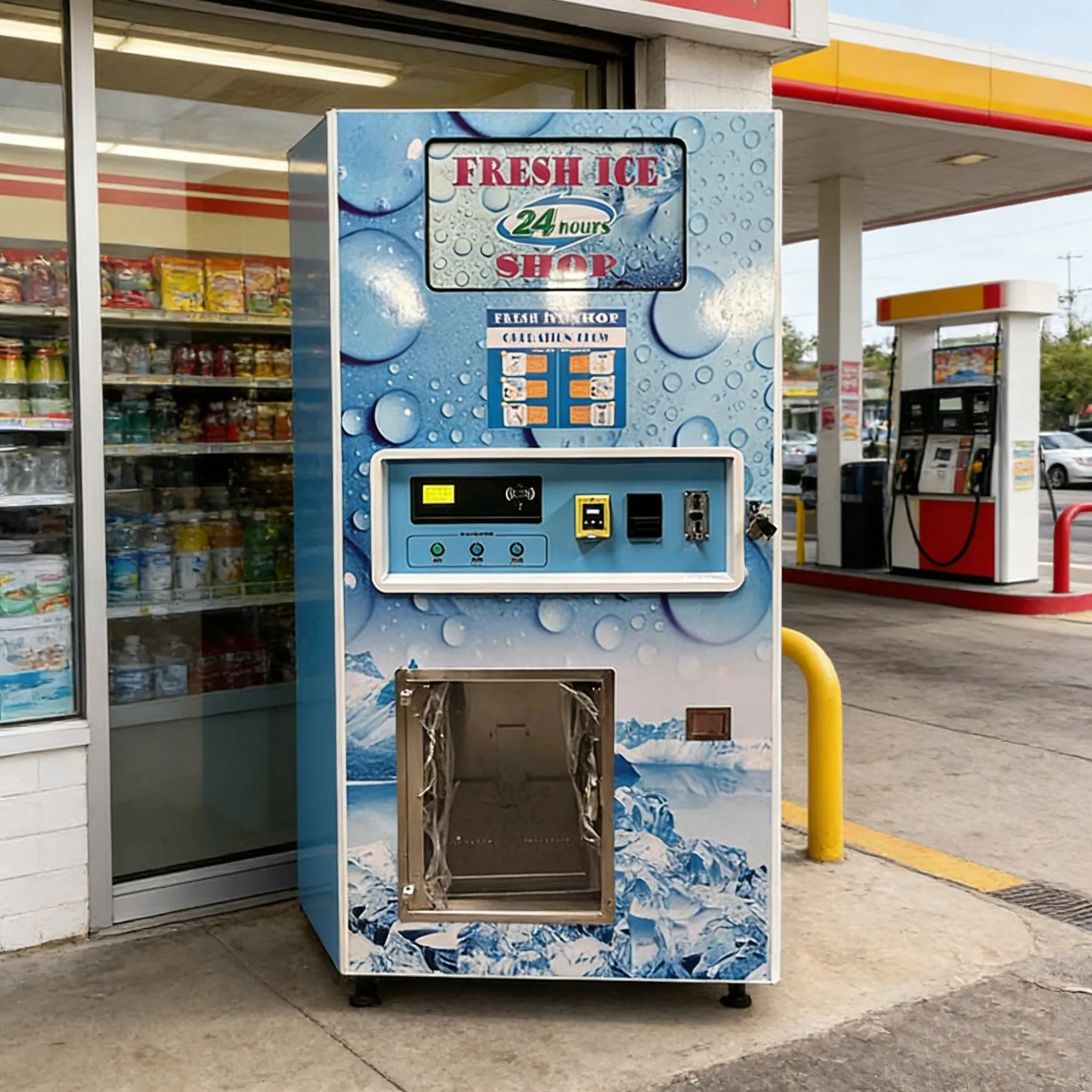 

Коммерческий автомат по продаже льда из нержавеющей стали на заказ: легкая очистка, низкие эксплуатационные расходы, долгий срок службы, высокая производительность