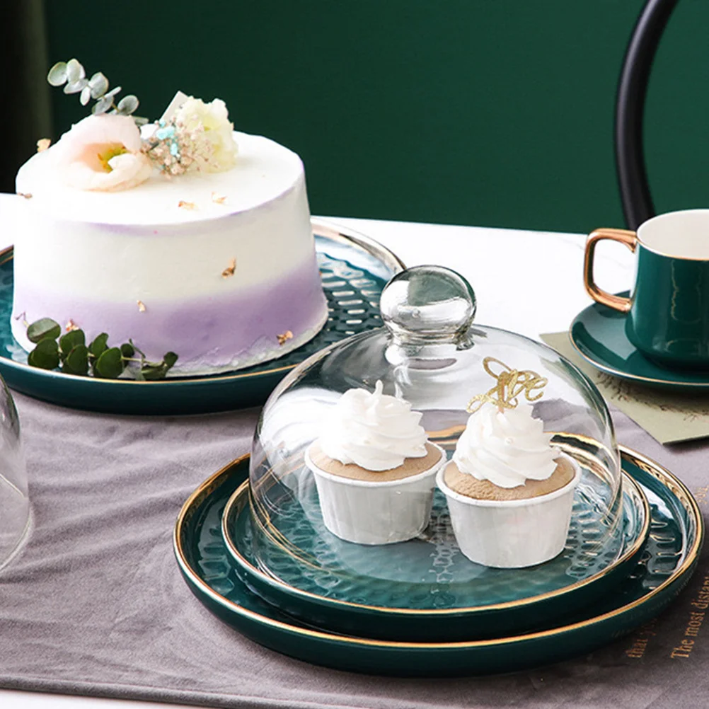 

Gift for Cake Lovers Small Display Dome Covered Dish Wedding Decoration Multipurpose Snack