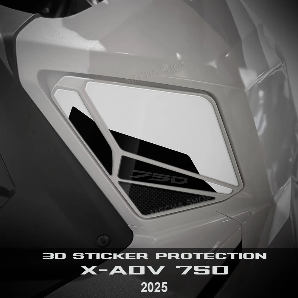 

Motorcycle Accessories 3D Resin Sticker Side Pad Decal Protection Kit For X-ADV 750 XADV 750 X ADV750 2025