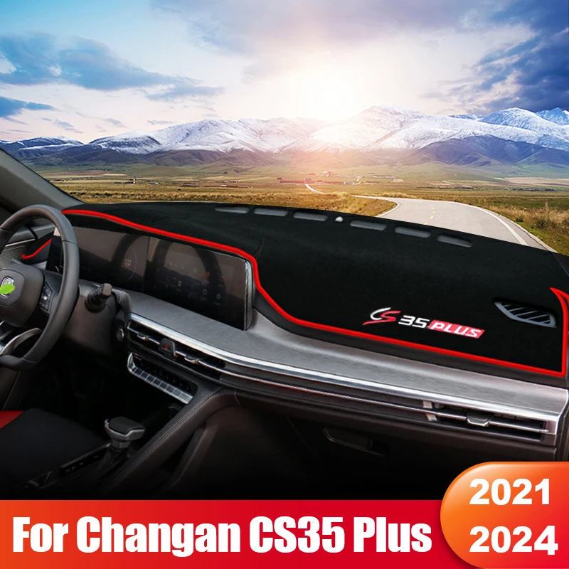 

For Changan CS35 Plus 2021 2022 2023 2024 Car Dashboard Sun Shade Cover Instrument Panel Mat Non-slip Pad Interior Accessories