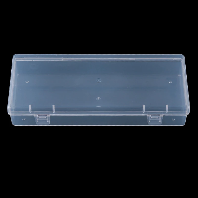 Transparent Plastic Box Rectangular Translucent Packing Box Storage Organizer Case Dustproof Durable Strong Jewelry Container