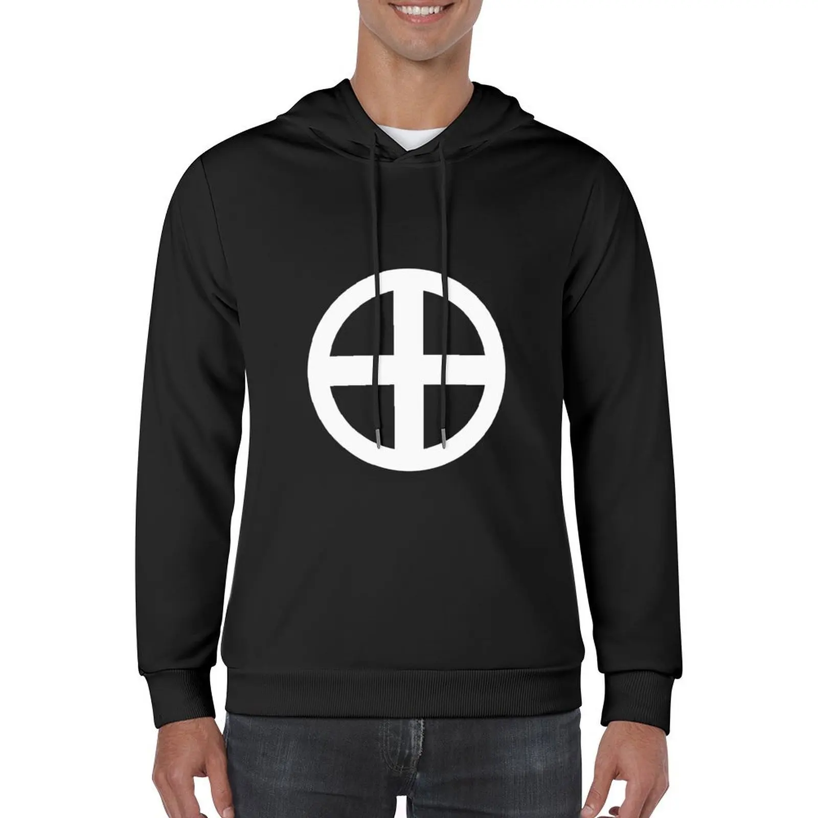 Shimazu Clan · White Mon Hoodie ملابس جمالية للرجال ترتدي ملابس رجالي مصممة ملابس شتوية جديدة في هوديس وبلوزات