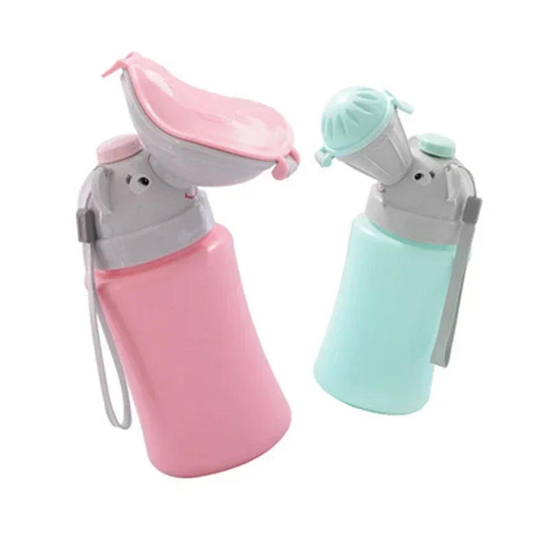 Cute Collapsible Car Pee Pot Portable Child Potty Urinal Bottle For Children Baby Toilet Kid Travel Folding Man Woman Pee Tool