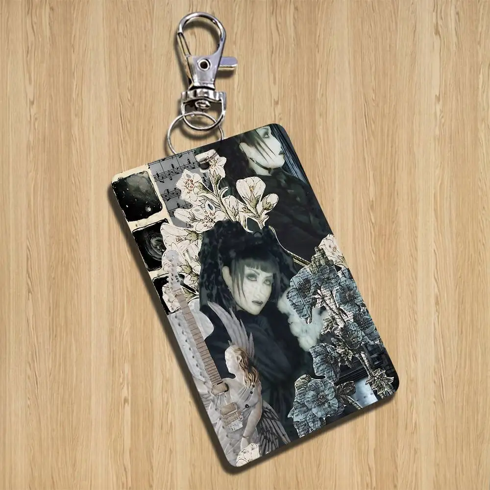 Mana Malice G-Gothic MizerS Halter für Bank, Business, Arbeitskartenhalter, Studentenkartenetui, Buskarten-Schlüsselanhänger