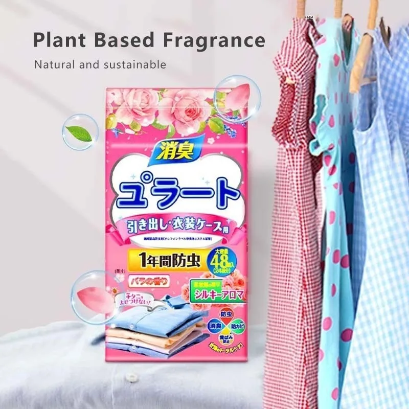 Flower moth pill moth-proof and dehumidifying clothes mildew-proof and insect-proof wardrobe moisture-proof, odor-removing, inse