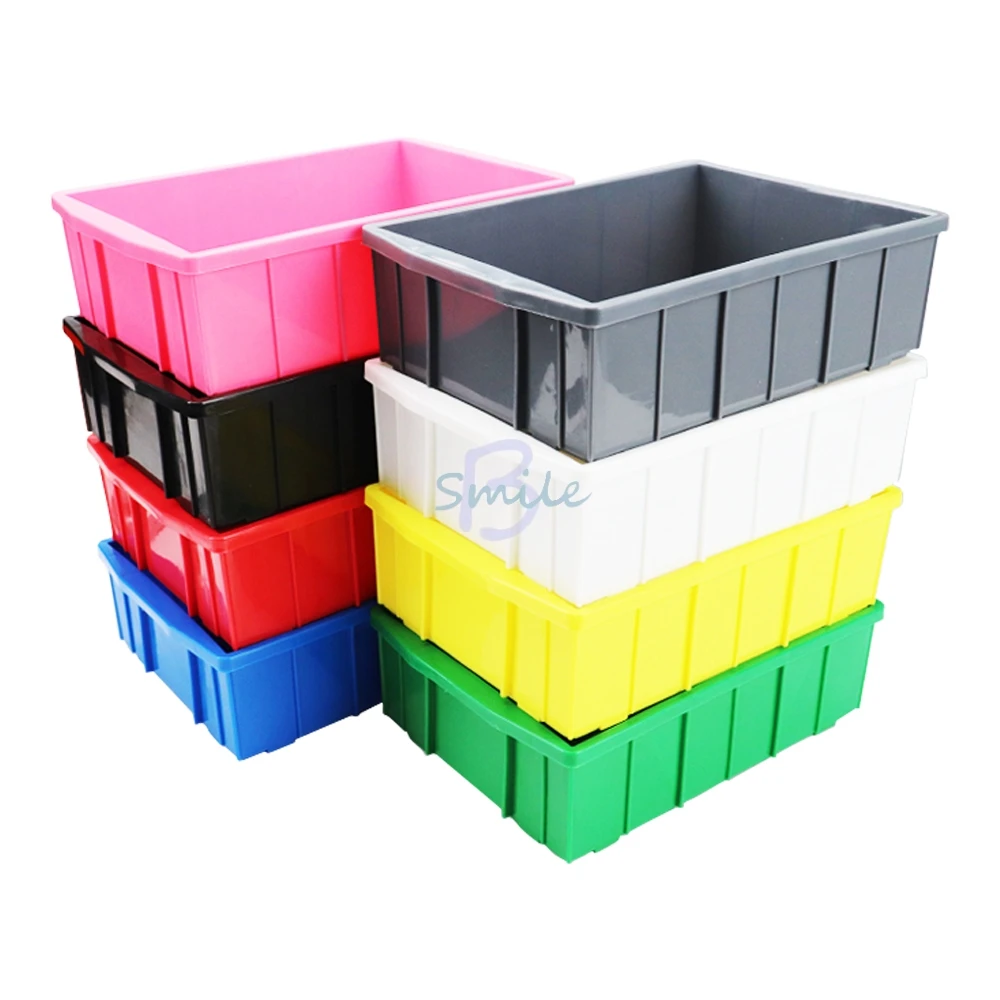 

5pcs New Dental Square Working Pans Storage Box Colourful PP Plastic Work Tray Pans Durable Case dental lab tool