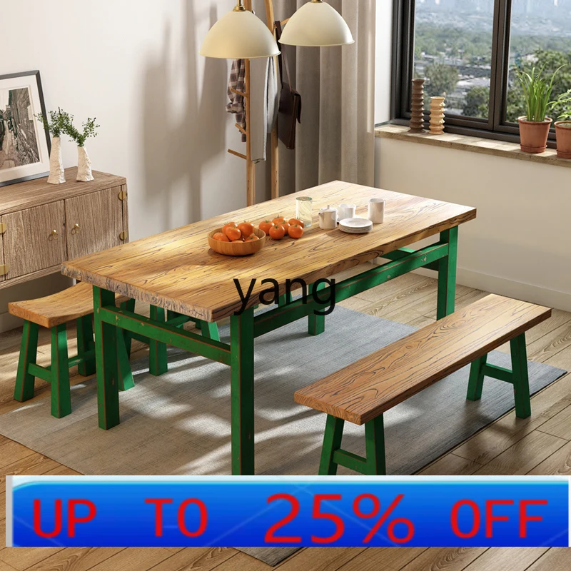 

Lmm old elm dining table new Chinese style old furniture simple home leisure rectangular desk