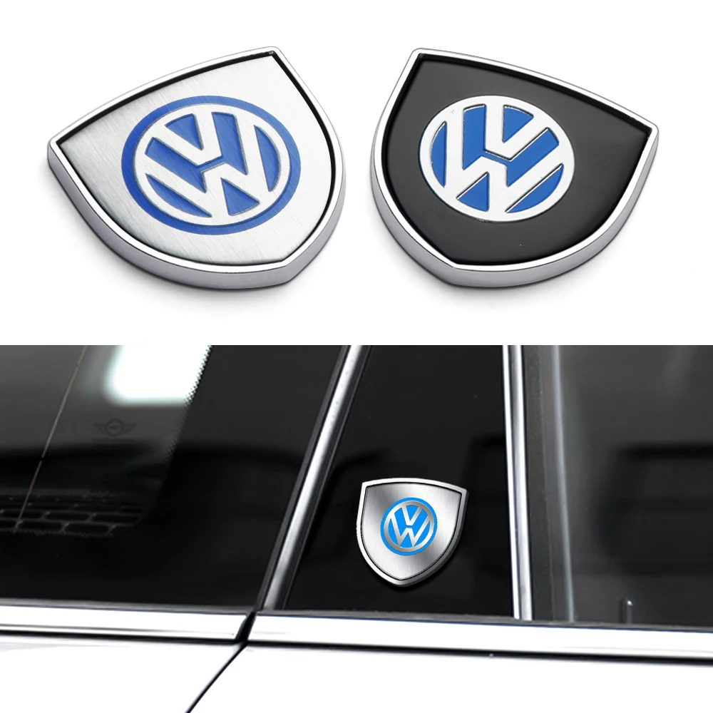 1pc 3D Metal Car Window Trunk Emblem Decor Sticker For Volkswagen Jetta Golf Beetle CC EOS GTI R32 MK4 golf Auto Accessories