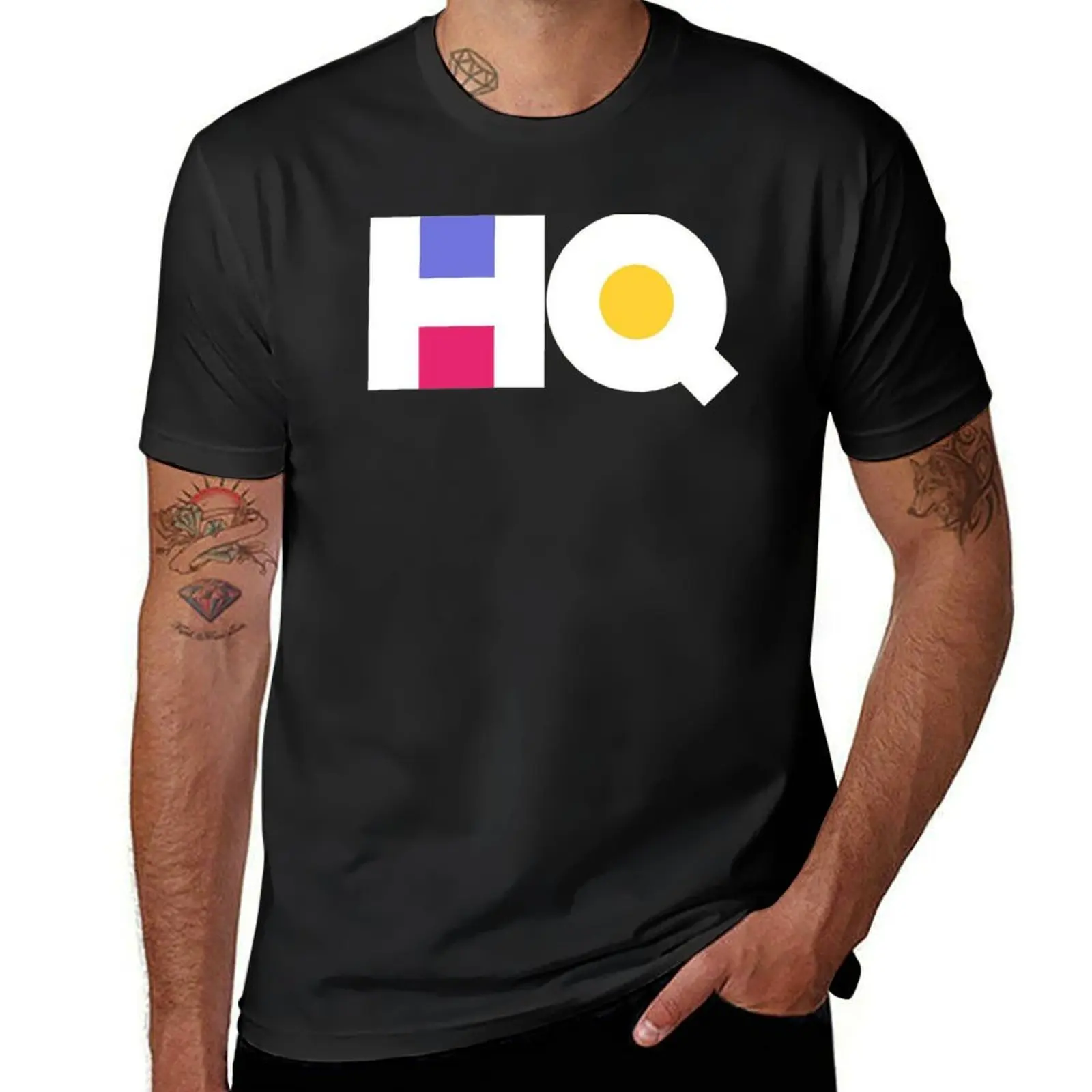 

HQ Trivia T-Shirt vintage clothes summer tops vintage black t-shirts for men