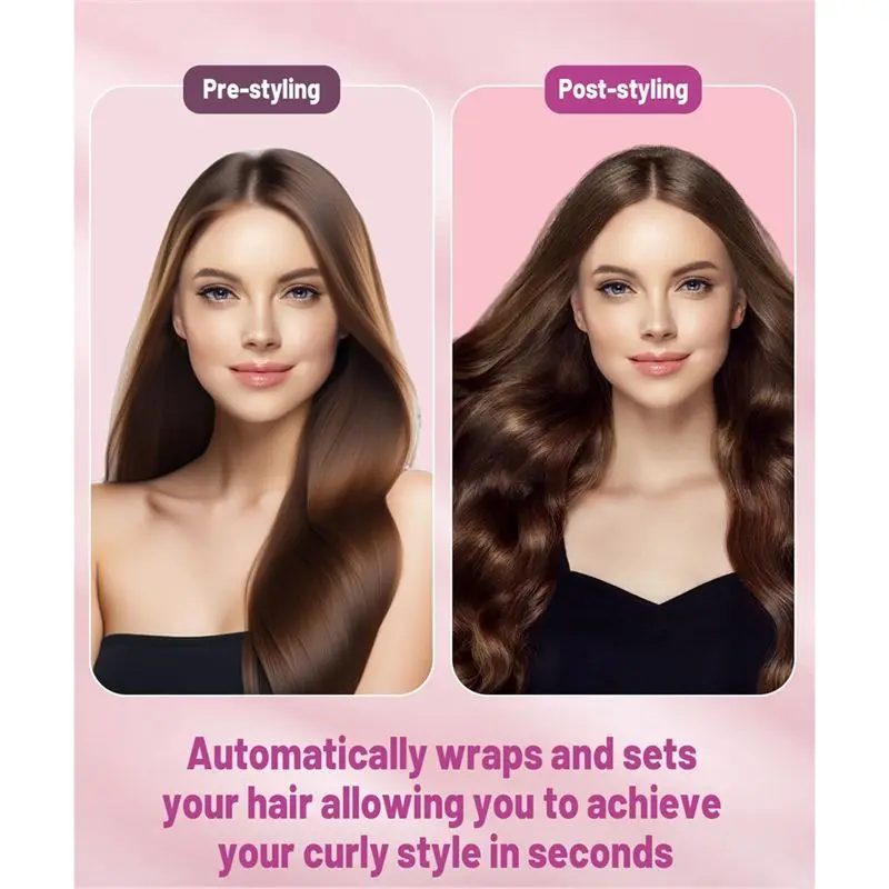 مرفق براميل طويلة من مكواة تجعيد وبراميل طويلة مخروطية الشكل لدايسون Airwrap HS01 HS05 HS08 أداة تجعيد دوران مزدوجة