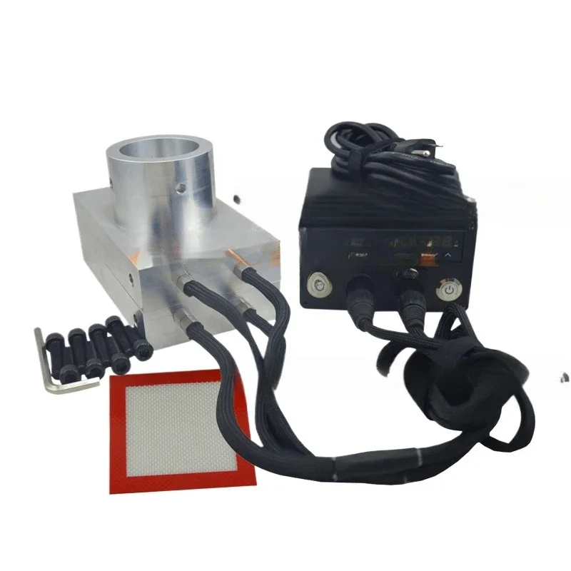 

4 * 7 Rosin Press Dual Hole PID Controller With 6061 High Quality Aluminum Plate
