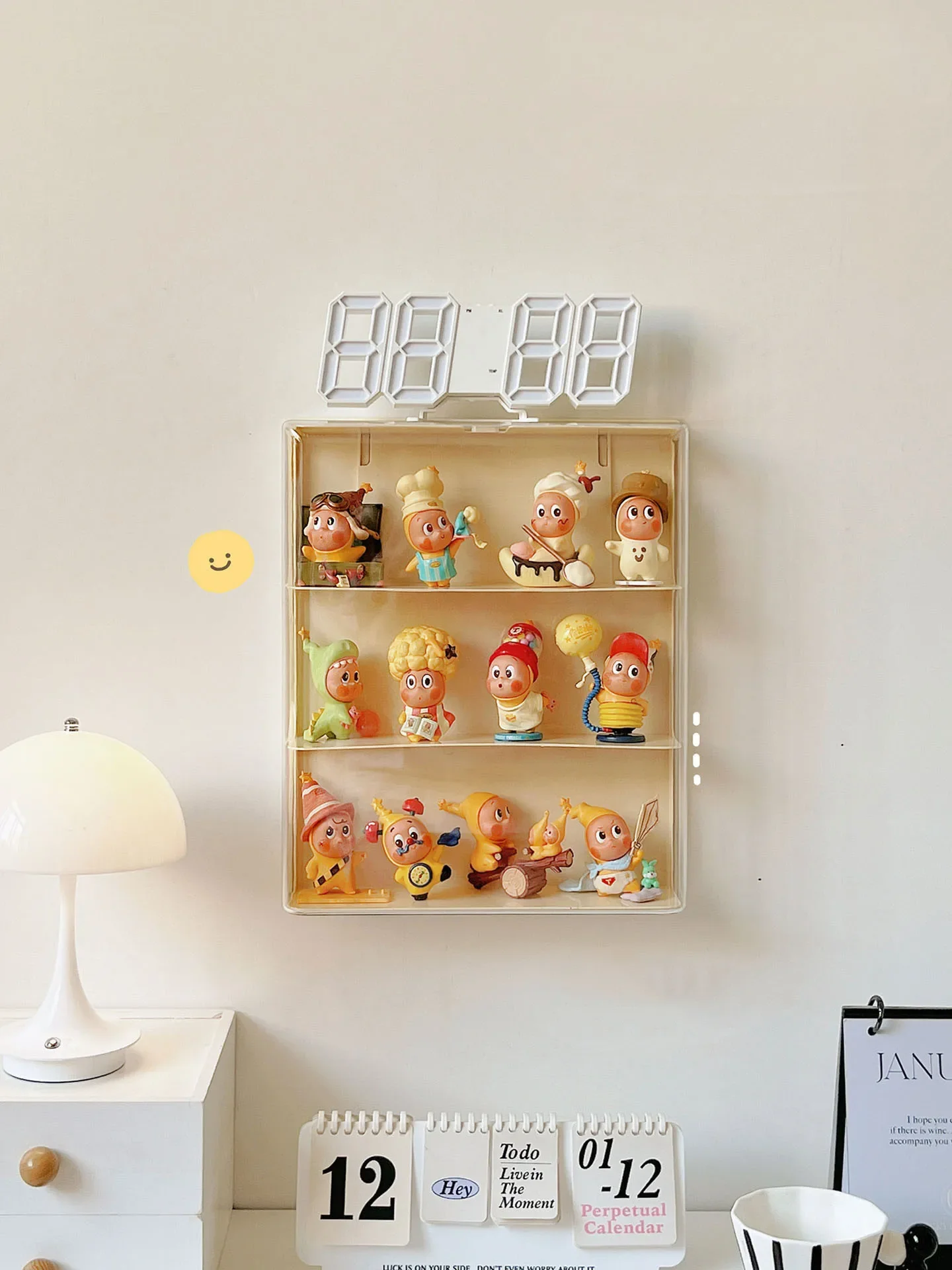 Wall Mounted Blind Box Storage Display Stand for PopMart Doll Display Box for Lego Figure Storage Box Dust-Proof Display Cabinet