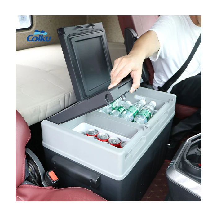 

Fast Cooling Car Freezer 12V Truck Refrigerator 36L Double Door Mini Fridge Cooler