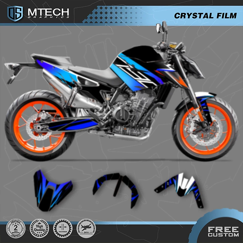 DSMTECH Motorcycle Graphics For KTM 2018 2019 2020 2021 DUKE 18-21 DUKE 790 890 Decals Stickers Kits 010