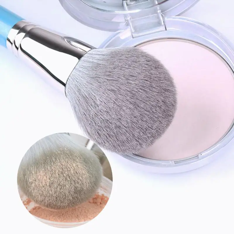 Makeup Brush Set The Iris Series High Quality Synthetic Hair Blue Brushes Powder Blush Foundation Eyeshadow Beauty Tools