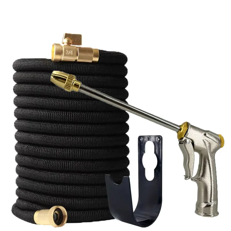 

Adjustable Long Pole Garden Watering Hose Set US3/4 Inch Expandable Water Pipe For Home Garden Car Wash