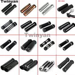 For Harley Sportster 883 1200 Touring Dyna Softail Rubber Motorcycle Handlebar Hand Grip 1'' 25mm Handle Bar Grips