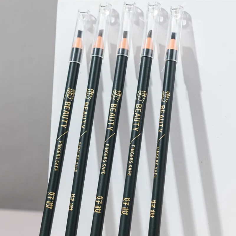 Mulher maquiagem lápis de sobrancelha original chinês maquiagem sobrancelha tatuagem apontador resistente à água lápis de sobrancelha cosméticos barato