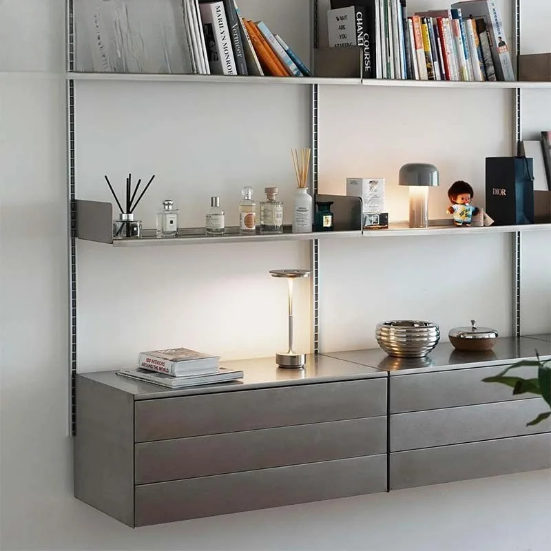 Simple Wall Wall Shelf Set, Stainless Steel Shelf, Modular Shelf Set