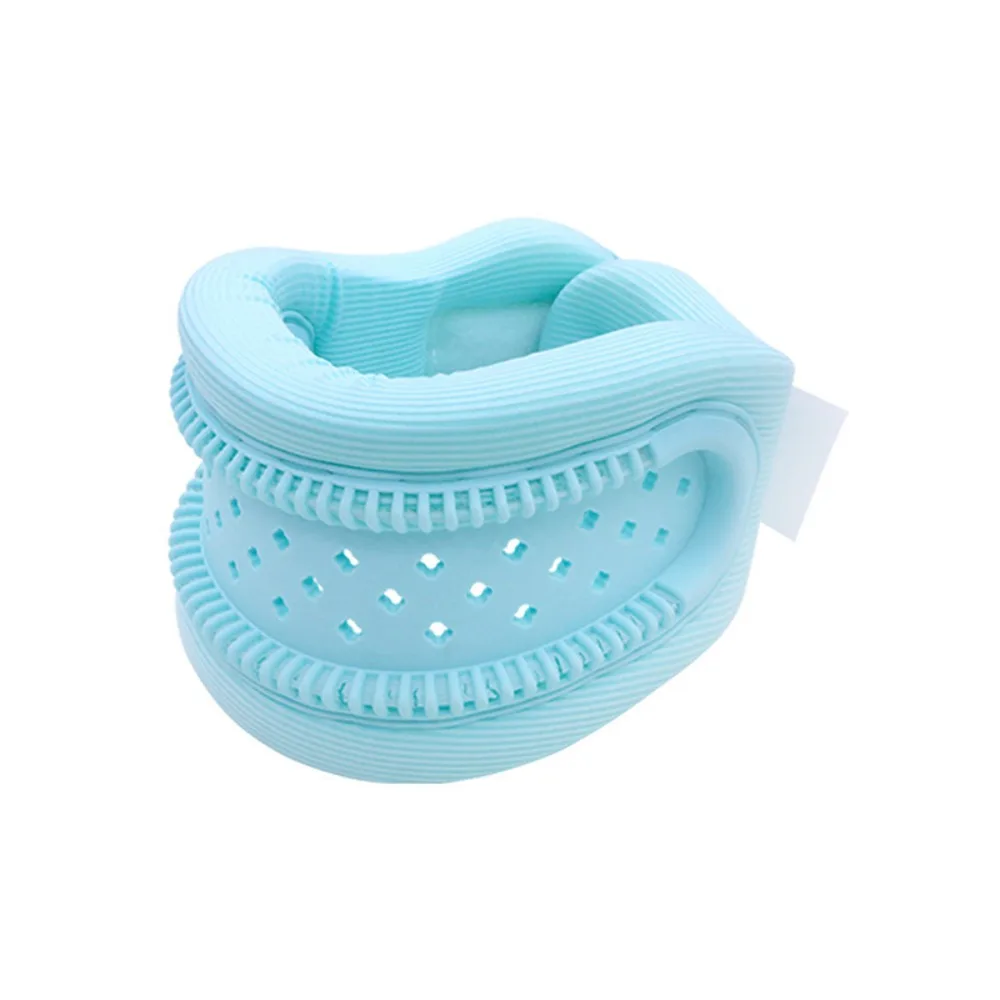 

Soft Breathable Neck Brace Ice Silk Adjustable Cervical Collar Hollowing Out Cervical Pressure Relief Neck Traction Device