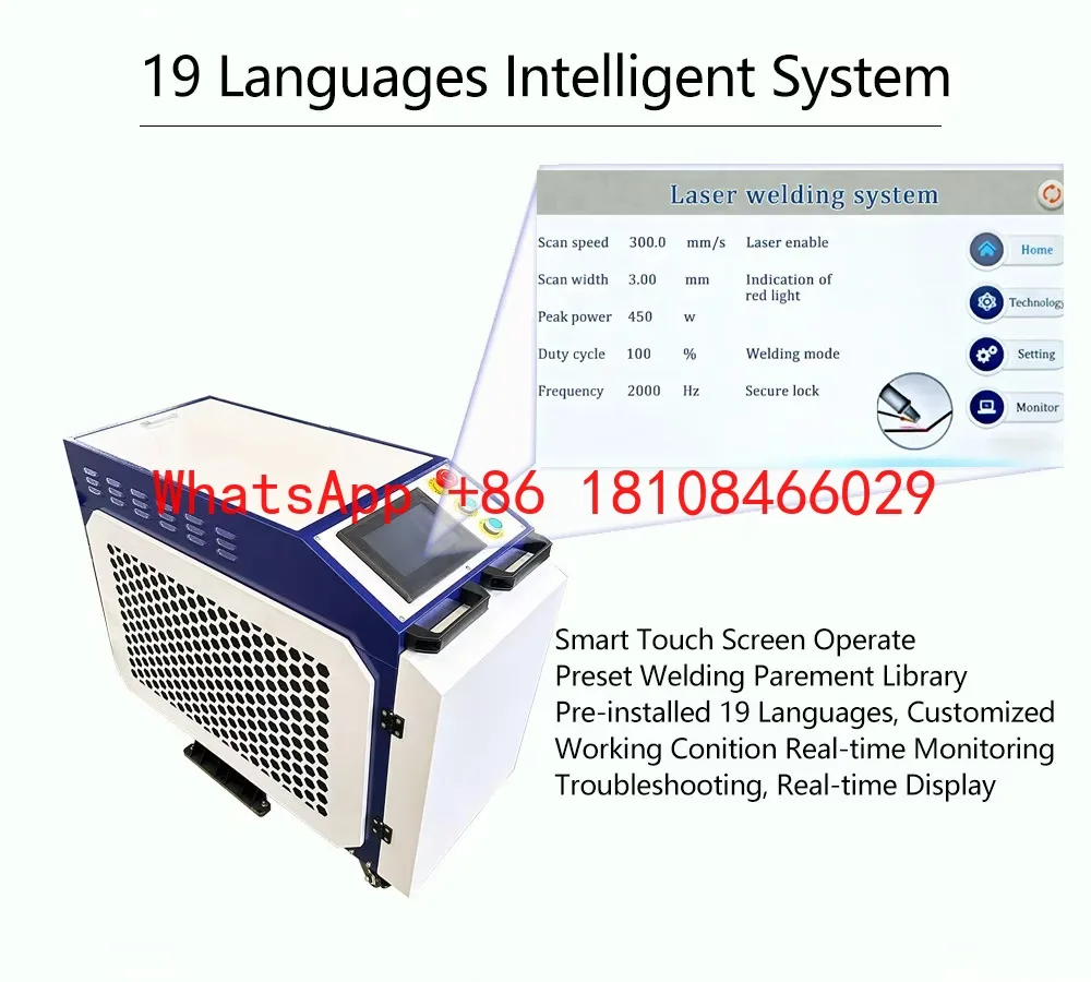 XC Laser  1500W 2000W 3000W 6000W  4 in 1 Handheld Fiber Laser Cutting Cleaning Welding Machine