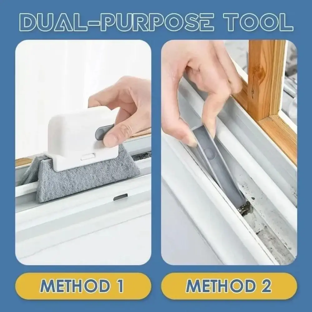 Window Cleaning Brush Windowsill Groove Deadend Cabinet Crevice Brush Removable Household Multifunctional Cleaning Tools