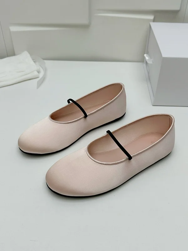 

Увядшие французские модные женские шелковые балетки из овчины, туфли Мэри Джейн, минималистичные элегантные женские лоферы без шнуровки, женские лоферы