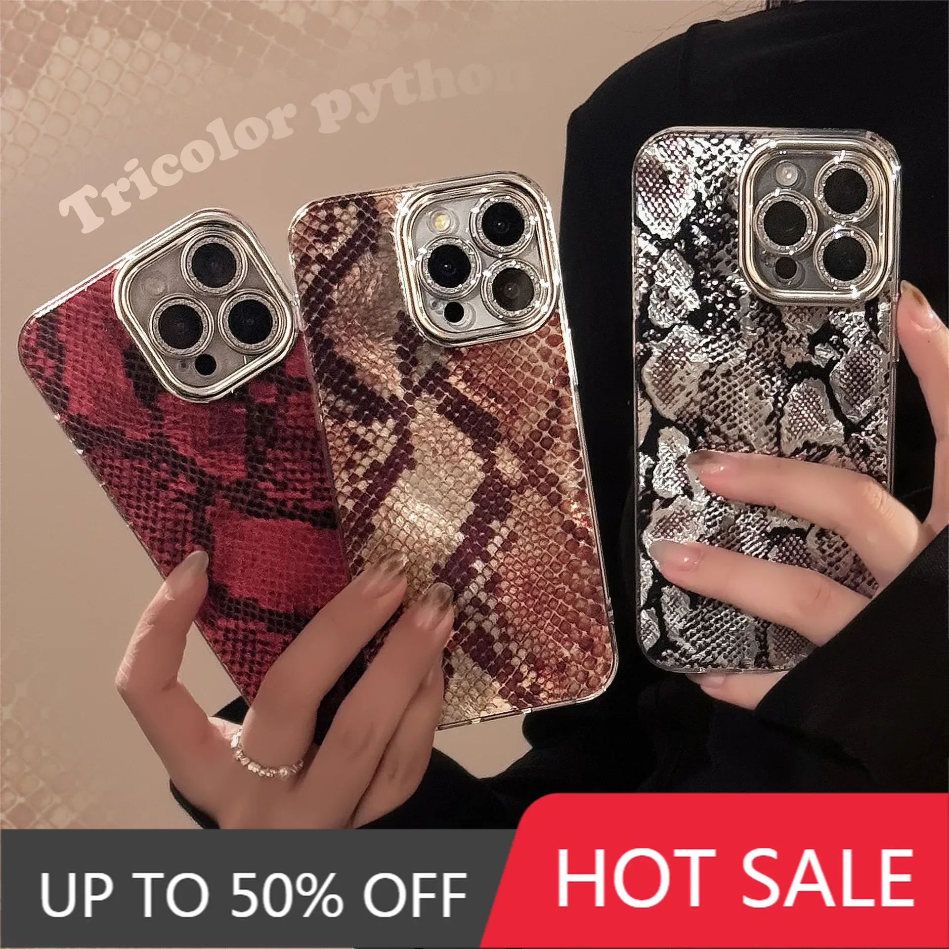 Premium personalized python pattern mobile phone case Mobile phone case for phone1615 14 13 12 11