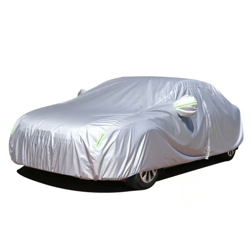 

Single-layer genuine car cover, full coverage, thickened, sun-proof and rain-proof, suitable for all seasons