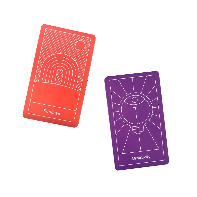 Hot sales Prisms Oracle Tarot Card Fate Divination Prophecy Card Family Party Game Tarot 45 Card Deck PDF Guide