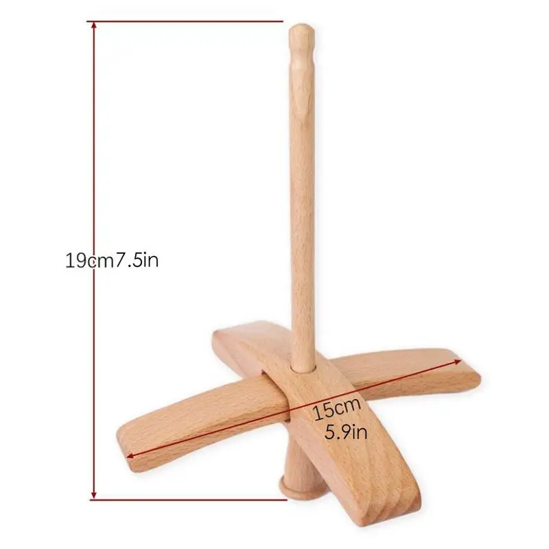 Drop Spindle Hand Spinner Tool Multifunctional Turkish Wooden Drop Spindle For Yarn Weaving Wool Handcraft Crocheting