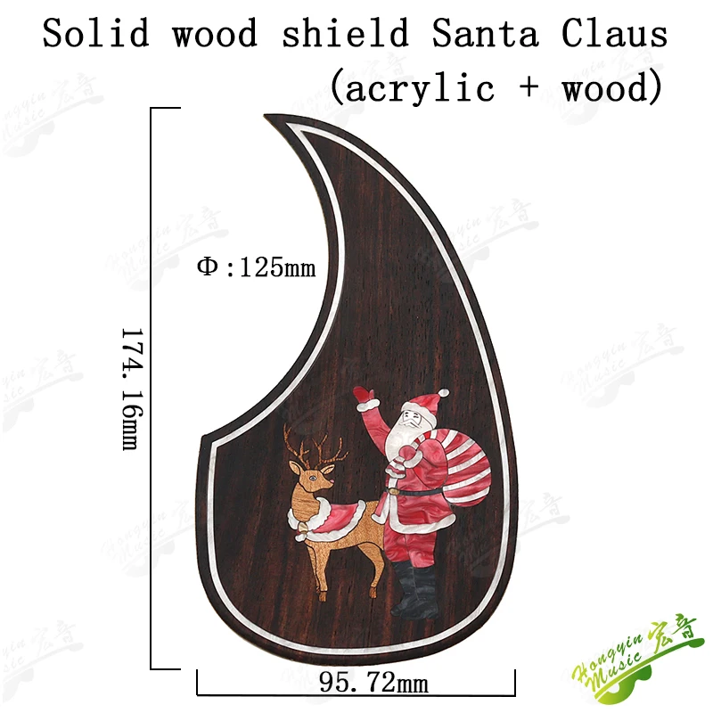 2022 New guitar guard 40-43 universal Rose wood inlaid acrylic cartoon style classic guard