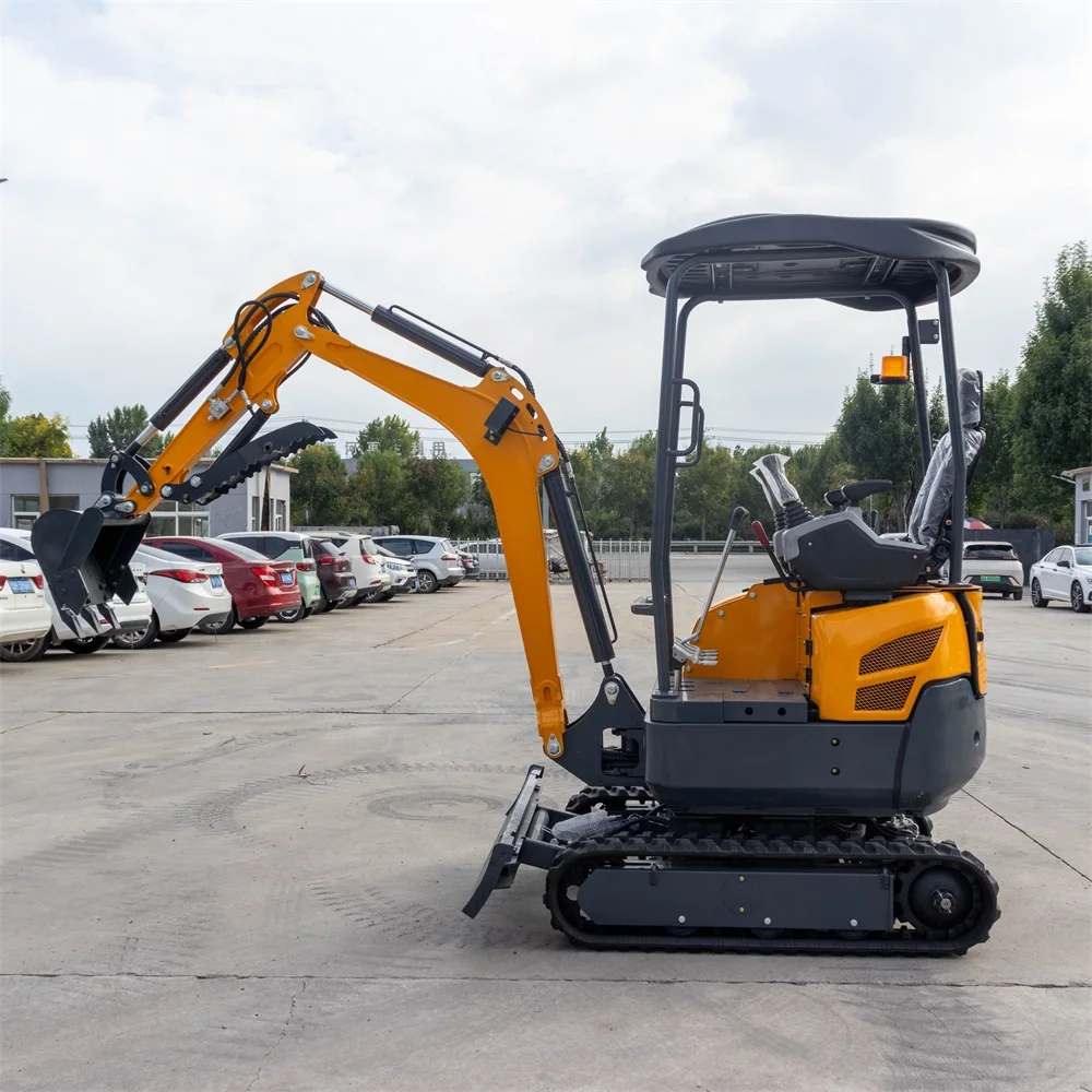 Cheap Price Chinese Mini Excavator Small Digger Crawler Excavator 1 Ton 1.5Ton 1.8Ton For Sale