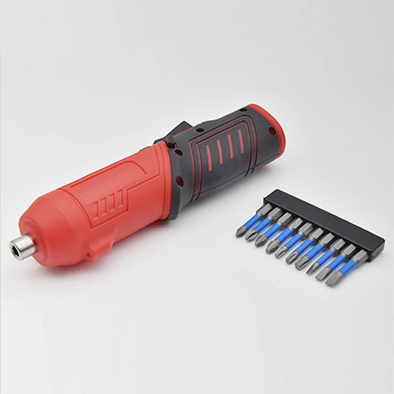 Handheld Electric Drill Impact Drill Household Hand Drill Can Rotate Multi Functional Electric Screwdriver Repair Tools-A51M