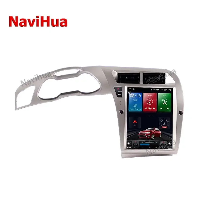 For Tesla Style Audi A4 A5 B8 Touch Screen Android Auto Car Radio MP4 Model with 4G RAM DSP Function GPS Navigation