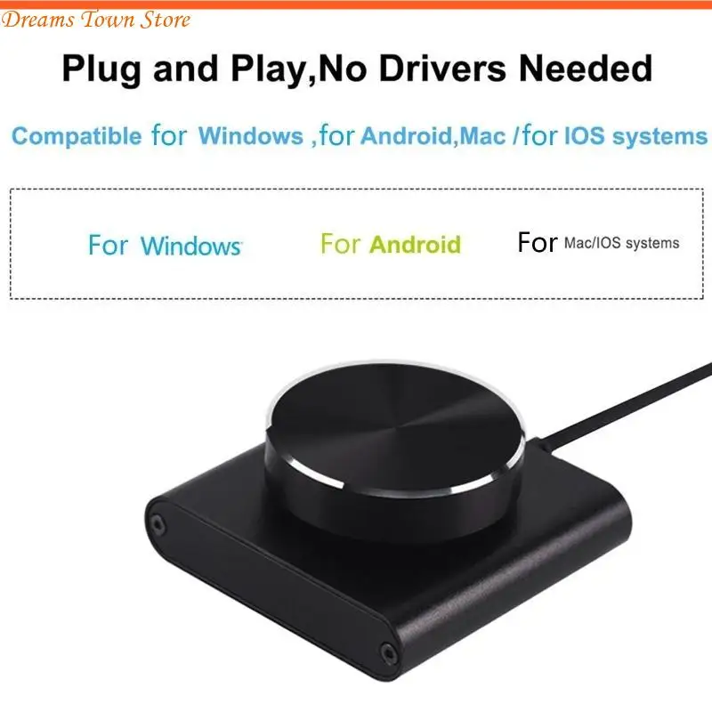 

HX6A USB Volume Control, PC Computer Speaker Volume Remote Controller Knob