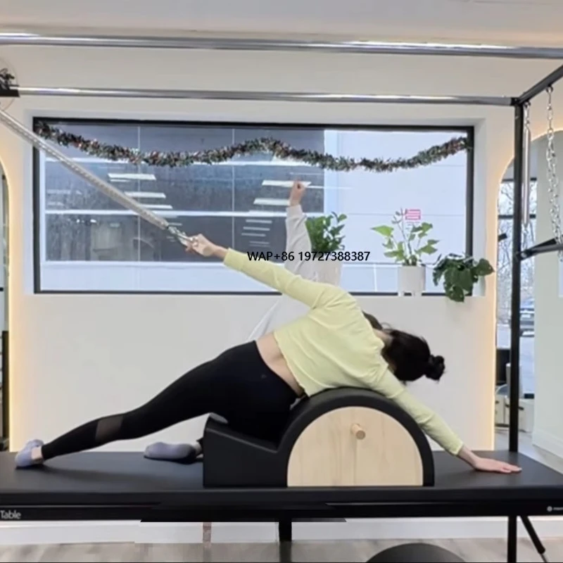 Durable Portable Maple Wood Spine Corrector Adjustable Back Pilates Tool Eco-Friendly 3-Year Warranty for Body Health Pilates