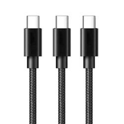 Suntaiho 5PCS USB Type C Cable Fast Charge Data Cord for Xiaomi poco f3 HuaweiP60 Samsung Mobile Phone Charging Wire USB C Cable