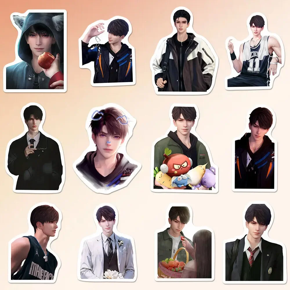 Anime Caleb Love and DeepspaceStationery Decal Paster Sticker Cospaly pinup picture Cartoon Gift Decorate