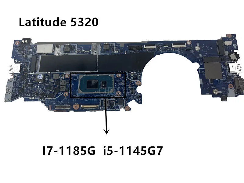 

19817-1 For Dell Latitude 5320 Notebook Mainboard 0Y7GXY 01T1MD i5-1145G7 i7-1185G7 RAM 16G Laptop Motherboard Full Tested