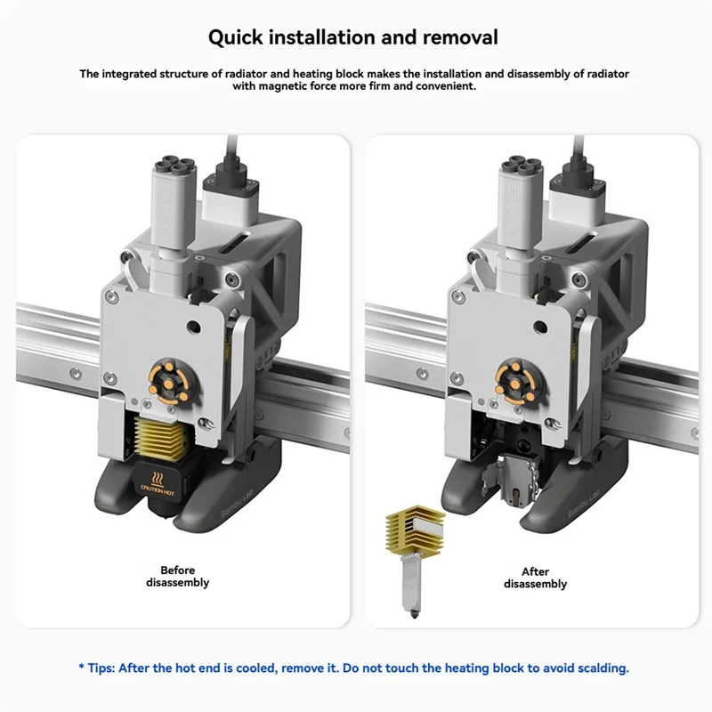 AEE7-For Bambu Lab A1/A1 Mini Hot End Upgrade - Quick Nozzle Replacement, For 3D Printer Parts