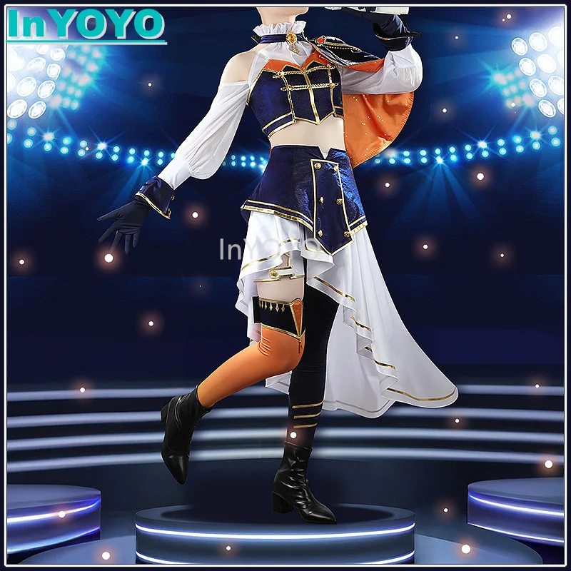 InYOYO VTuber Nijisanji Higuchi Kaede Cosplay Costume 4th Anniversary Live Clothing Uniform Dress Halloween Party Outfit S-XXL