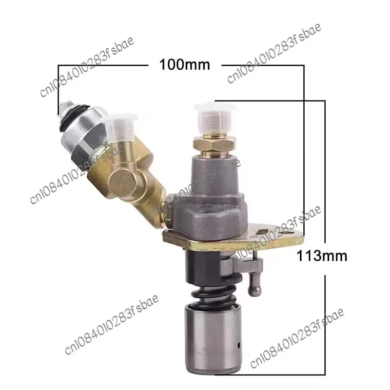 Air-Cooled Diesel Water Pump Generator Injector 178/186f/188/192fa Solenoid Valve Electric Injection Pump Nozzle