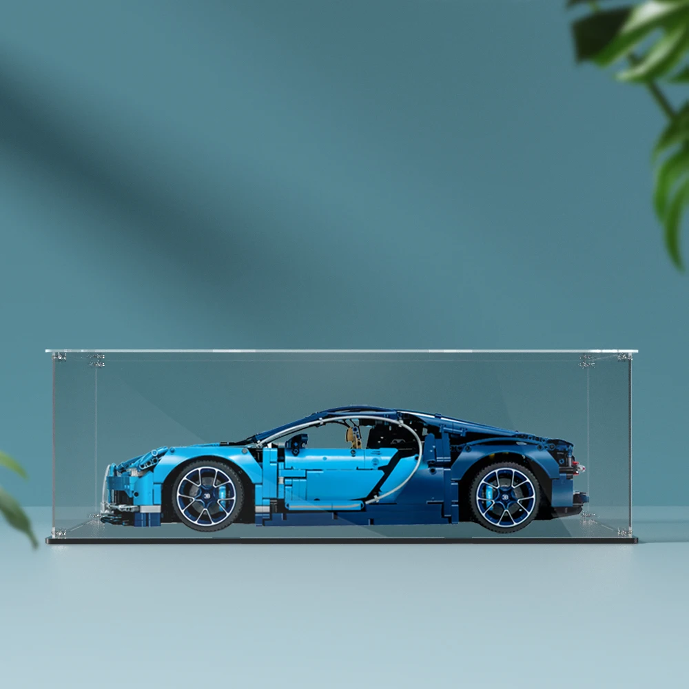 Acrylic Display Box for Lego 42083 Display Case for Bugatti Building block Dustproof Clear  Model car storage box 62x30x20cm