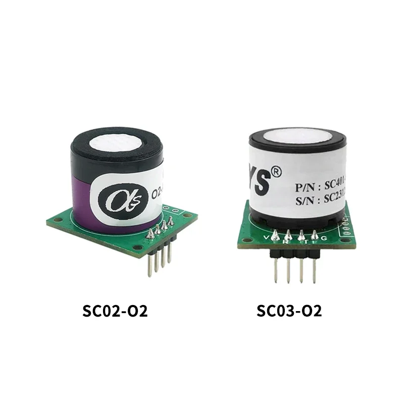 The electrochemical oxygen sensor module can be applied to the industrial oxygen concentration detection module SC02-O2