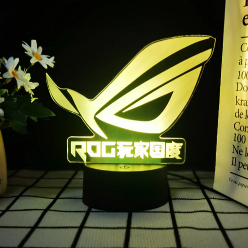 

GAMER 3D светодиодная лампа крутая игровая комната освещение украшение для геймера спальня милый декор комнаты лампы с логотипом игры персонализированный подарок