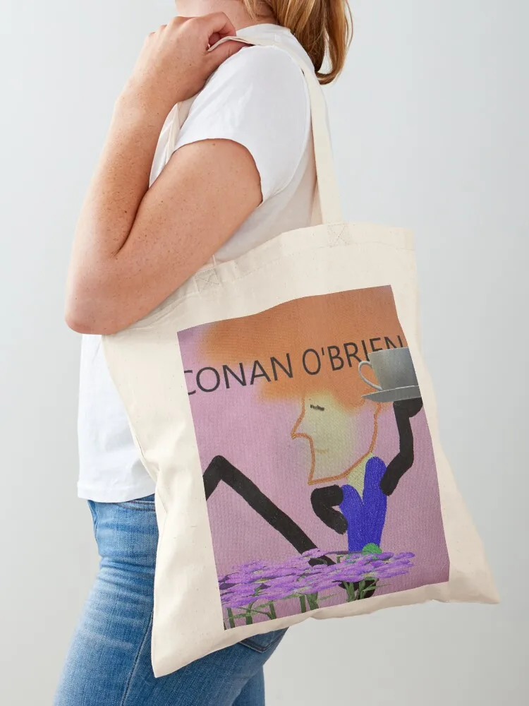 Conan O'Brien Delivering your Coffee Tote Bag eco pack Canvas shoulder bag tote bag custom Canvas Canvas Tote