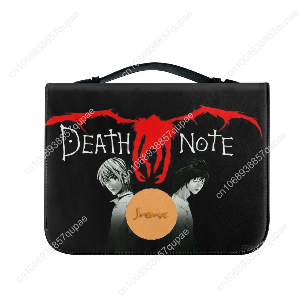 Japan Anime DEATH NOTE Bags Christian Gifts Personalized Cover Bible Pack Waterproof Leather Bag Pockets Package Case