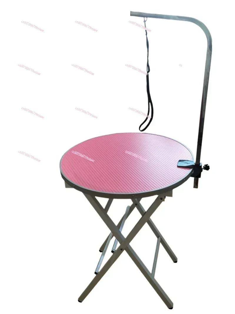 Pet Grooming Table Dog Grooming  Household Folding Round Shearing  Bracket Boom Bath